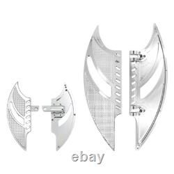 Chrome Driver Passenger Floorboards Foot Peg For Harley Road Electra Glide 86-23