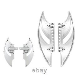 Chrome Driver Passenger Floorboards Foot Peg For Harley Road Electra Glide 86-23