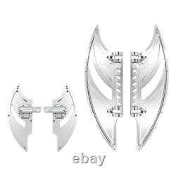 Chrome Driver Passenger Floorboards Foot Peg For Harley Road Electra Glide 86-23