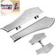 Chrome Driver & Passenger Front Rear Floorboard Footboards Foot Peg Kit For Harl