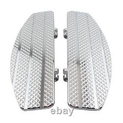 Chrome Driver Stretched Floorboards Footboard For Harley Street Glide Road King