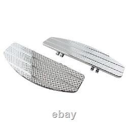 Chrome Driver Stretched Floorboards Footboard For Harley Street Glide Road King