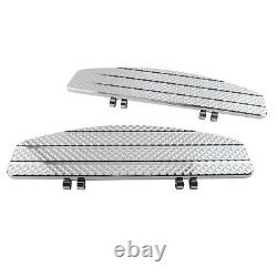 Chrome Driver Stretched Floorboards Footboard For Harley Street Glide Road King