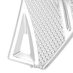 Chrome Footpegs Driver Passenger Floorboards Kit For Harley Touring Dyna Softail