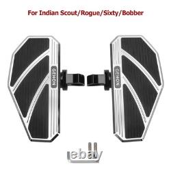 Chrome Front Rider Floorboards For Indian Scout/Bobber/Sixty/Twenty/Rogue Driver