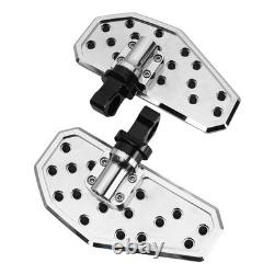 Chrome Front Rider Floorboards For Indian Scout/Bobber/Sixty/Twenty/Rogue Driver