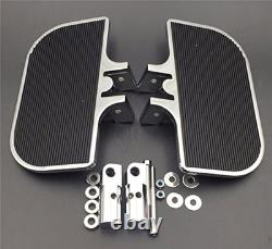 Chrome Mini Floorboards for Harley-Davidson Electra Glide & Softail Models