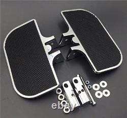 Chrome Mini Floorboards for Harley-Davidson Electra Glide & Softail Models