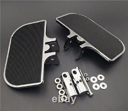 Chrome Mini Floorboards for Harley-Davidson Electra Glide & Softail Models