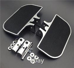 Chrome Mini Floorboards for Harley-Davidson Electra Glide & Softail Models