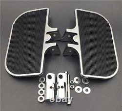 Chrome Mini Floorboards for Harley-Davidson Electra Glide & Softail Models