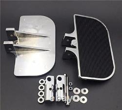 Chrome Mini Floorboards for Harley-Davidson Electra Glide & Softail Models