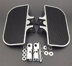 Chrome Motorcycle Rear Footrests Mini Floorboards Passenger Pegs MT216-070-CD