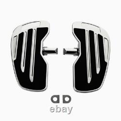 Chrome Motorcycle Rear Passenger Floorboards For Indian Scout Sixty 2016-2022