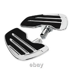 Chrome Motorcycle Rear Passenger Floorboards For Indian Scout Sixty 2016-2022