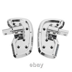 Chrome Motorcycle Rear Passenger Floorboards For Indian Scout Sixty 2016-2022