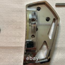 Chrome Motorcycle Rider Driver Floorboards Foot Pegs Pedals with Hardware