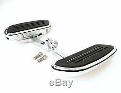 Chrome Passenger Floorboard Kit Swingarm Mount Harley Touring Bagger 93-18 OPEN