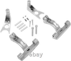 Chrome Passenger Floorboard Mounts Kit Drag Specialties 1621-0512