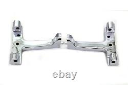 Chrome Passenger Floorboard Mounts Mounting Brackets Harley FLH Touring 93-08