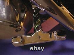 Chrome Passenger Floorboard Mounts Mounting Brackets Harley FLH Touring 93-08