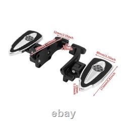 Chrome Passenger Floorboards Pad For Indian Springfield Chieftain Dark Horse