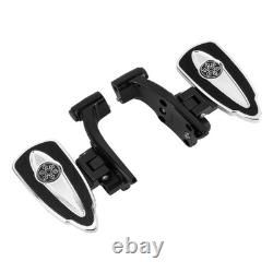 Chrome Passenger Floorboards Pad For Indian Springfield Chieftain Dark Horse