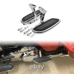 Chrome Passenger Foot FloorBoard Fit For Harley Touring 1993-2024 Pegstreamliner
