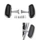 Chrome Passenger Foot Floorboard Fit For Harley Touring 1993-24 Pegstreamliner