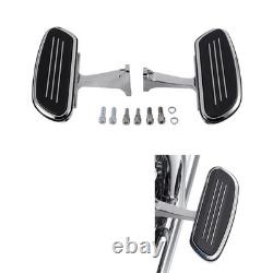 Chrome Passenger Foot FloorBoard Fit For Harley Touring 1993-24 Pegstreamliner