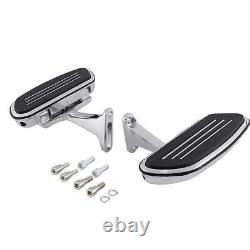 Chrome Passenger Foot FloorBoard Fit For Harley Touring 1993-24 Pegstreamliner