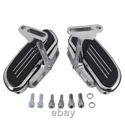 Chrome Passenger Foot FloorBoard Fit For Harley Touring 1993-24 Pegstreamliner