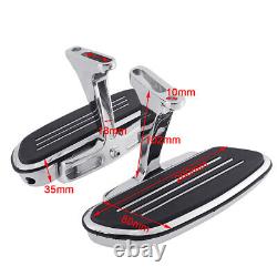 Chrome Passenger Foot FloorBoard Fit For Harley Touring 1993-24 Pegstreamliner