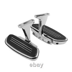 Chrome Passenger Foot FloorBoard Fit For Harley Touring 1993-24 Pegstreamliner