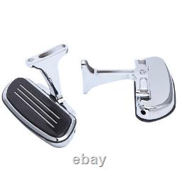 Chrome Pegstreamliner Passenger Floor Board Bracket Fit For Harley Touring 93-21