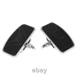 Chrome Rear Passenger Floorboards Floor Boards Foot Pegs For Harley Sportster XL