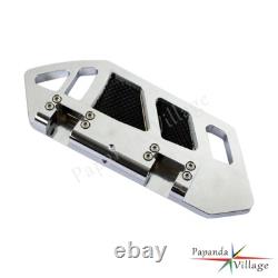 Chrome Rear Passenger Foot Pegs Floorboard For Harley Touring Street Glide 84-15