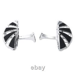 Chrome Rear Passenger Footboard Fit For Harley Road King Street Glide 1993-2023