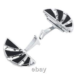 Chrome Rear Passenger Footboard Fit For Harley Road King Street Glide 1993-2023