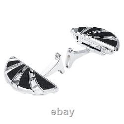 Chrome Rear Passenger Footboard Fit For Harley Road King Street Glide 1993-2023