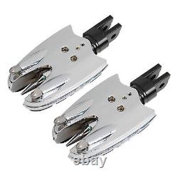 Chrome Rider Driver Front Footrests Foot Pegs For Honda Gold Wing GL1800 01-2024