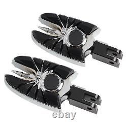 Chrome Rider Driver Front Footrests Foot Pegs For Honda Gold Wing GL1800 01-2024