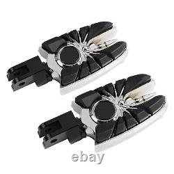 Chrome Rider Driver Front Footrests Foot Pegs For Honda Gold Wing GL1800 01-2024