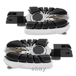 Chrome Rider Driver Front Footrests Foot Pegs For Honda Gold Wing GL1800 01-2024