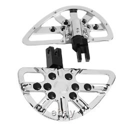 (Chrome)Rider Floorboards Font Footboards For Honda Gold Wing GL1800 2001-2024