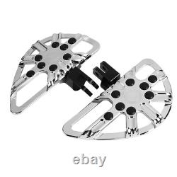 (Chrome)Rider Floorboards Font Footboards For Honda Gold Wing GL1800 2001-2024