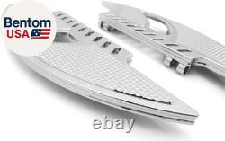 Chromed Floorboards for Harley Street Road Glide FLHX Ultra with Shift Levers Pa