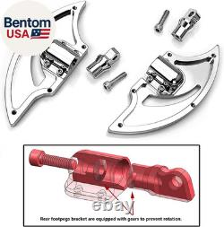 Chromed Floorboards for Harley Street Road Glide FLHX Ultra with Shift Levers Pa