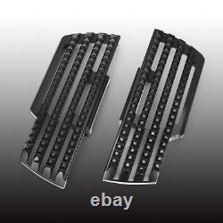 Cnc Dominion Collection Driver Rider Black Floorboards For Harley Softail 18-23