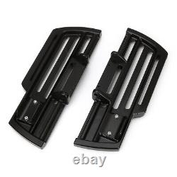 Cnc Dominion Collection Driver Rider Black Floorboards For Harley Softail 18-23